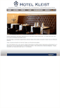 Mobile Screenshot of hotel-pension-kleist.de